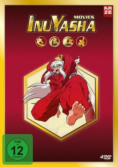 Inuyasha Box (Filme 1-4) (DVD)