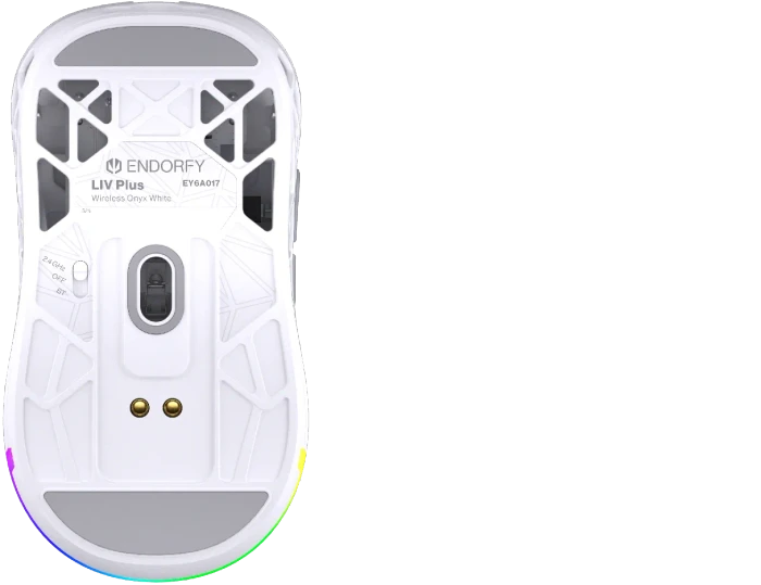 Endorfy LIV Plus Wireless, Onyx White, USB/Bluetooth