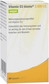 biomo pharma Vitamin D3 biomo 2.000 I.E. vegan Kapseln, 90 Stück