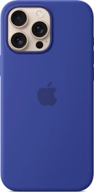 Apple Silikon Case mit MagSafe für iPhone 16 Pro Max ultramarin