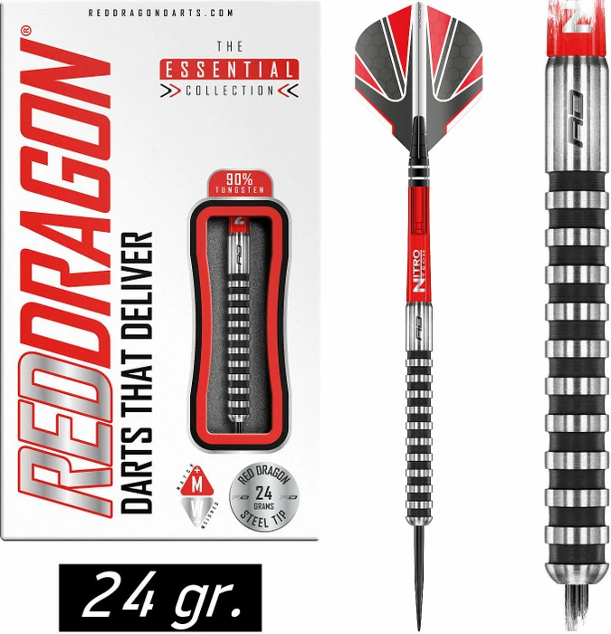 Red Dragon Javelin Steeltip Dartpfeil Set 24g
