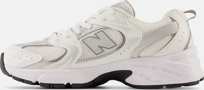 New Balance 530 white/silver metallic