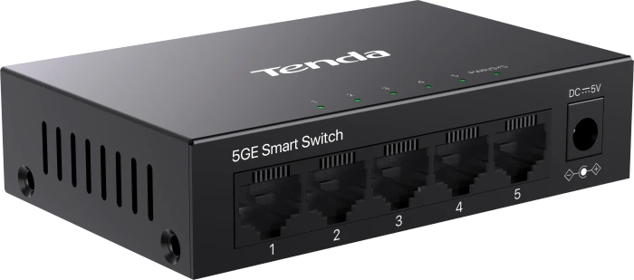 Tenda TEG200 Desktop Gigabit Smart Switch, 5x RJ-45