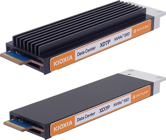 KIOXIA XD7P Data Center NVMe SSD 7.68TB, SED, M-Key / PCIe 4.0 x4