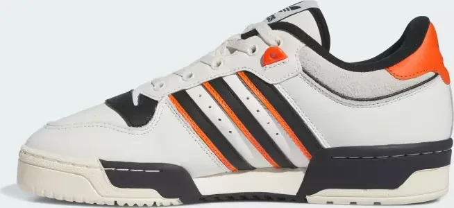 adidas Rivalry Low 86 cloud white/core black/semi/impact orange