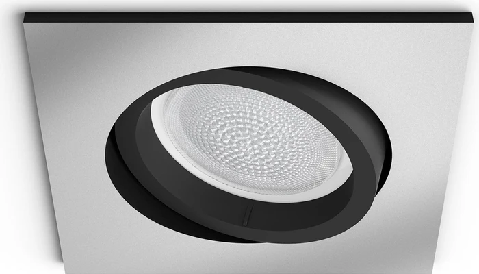 Philips Hue White and Color Ambiance Centura Einbauleuchte eckig schwarz