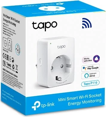 TP-Link Tapo P110, Typ F, Smart-Steckdose, 2er-Pack