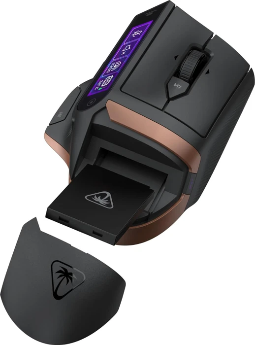 Turtle Beach Command Series MC7 Wireless Touchscreen Gaming Mouse, schwarz/bronze, USB/Bluetooth