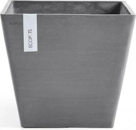 Ecopots Kunststoff-Topf Rotterdam 30x30cm grey