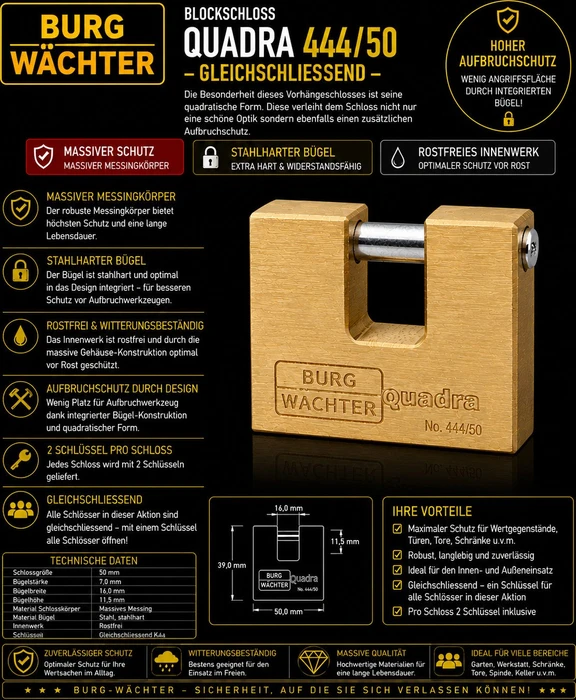 Burg-Wächter 444 Quadra