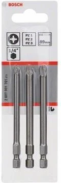 Bosch Professional Extra Hard Pozidriv Bitset, 3-tlg.