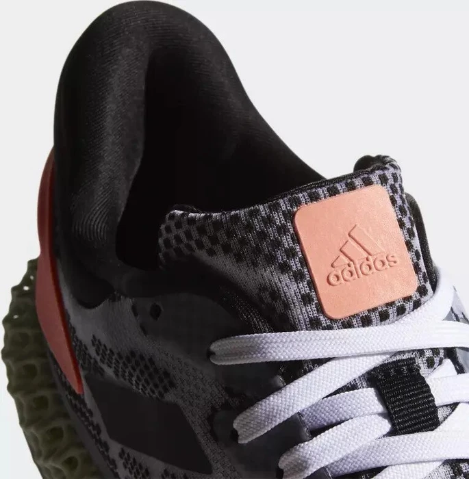 adidas 4D Run 1.0 cloud white/core black/signal coral