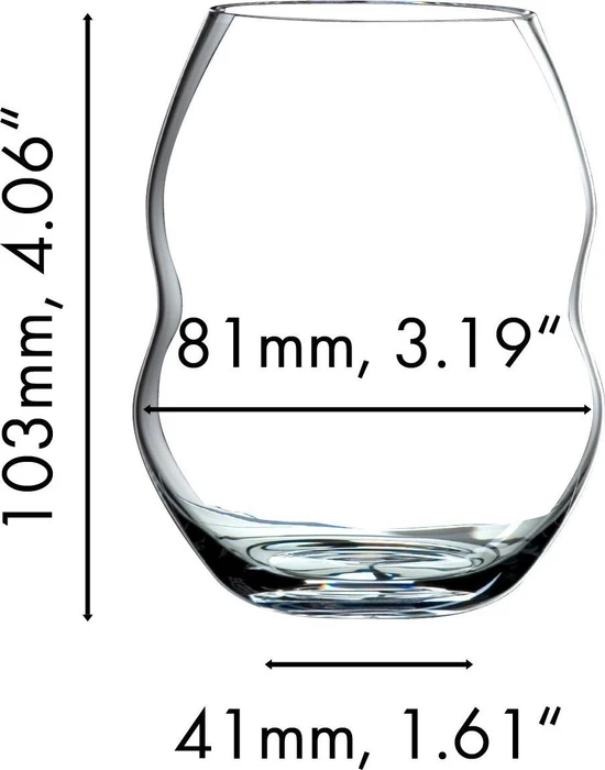 Riedel Swirl Weißwein Weinglas, 2 Stück