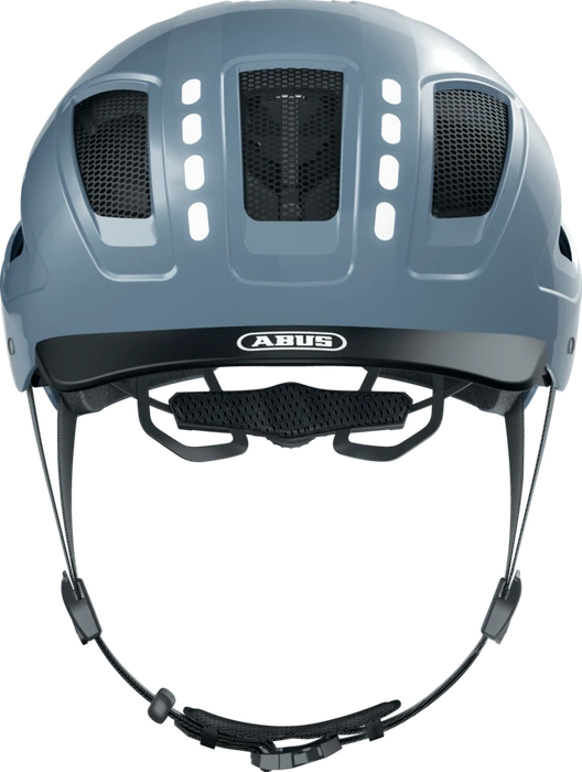 ABUS Hyban 2.0 LED Helm signal glacier shiny