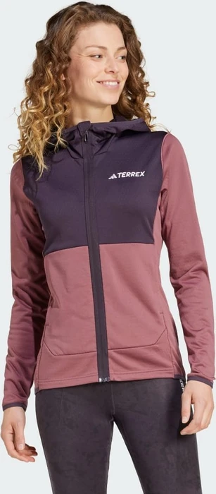 adidas TERREX Xperior LIGHT HoodED Fleece Jacke (Damen)
