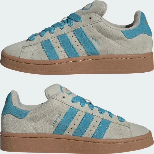 adidas Campus 00s putty grey/preloved blue/gold metallic (Damen)
