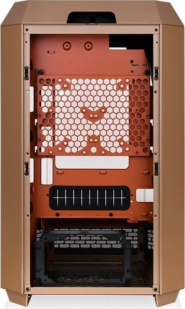 Thermaltake The Tower 300 Gravel Sand, braun, Glasfenster