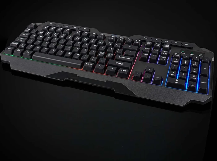 Nedis Gaming Tastatur, LEDs RGB, schwarz, USB, ND
