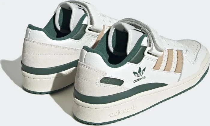 adidas Forum Low dark green/core white/magic beige