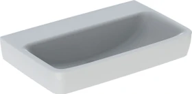 Geberit Renova Compact Waschtisch 65cm, ohne Hahnloch, ohne Überlauf, weiß