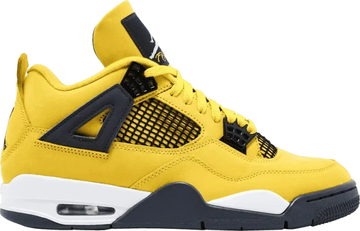 Nike Air Jordan 4 Retro yellow/dark blue/grey