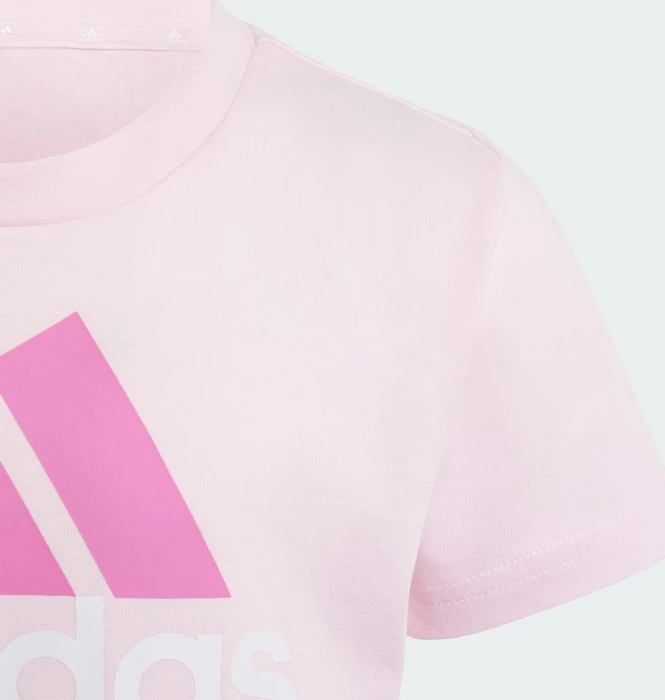 adidas Essentials Logo T-Shirt und Shorts Set clear pink/preloved fuchsia (Junior)