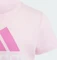 adidas Essentials Logo T-Shirt und Shorts Set clear pink/preloved fuchsia (Junior) Vorschaubild