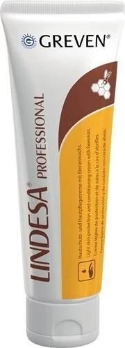 Lindesa Professional Hautschutz- und Pflegecreme parfümiert mit Bienenwachs, 100ml