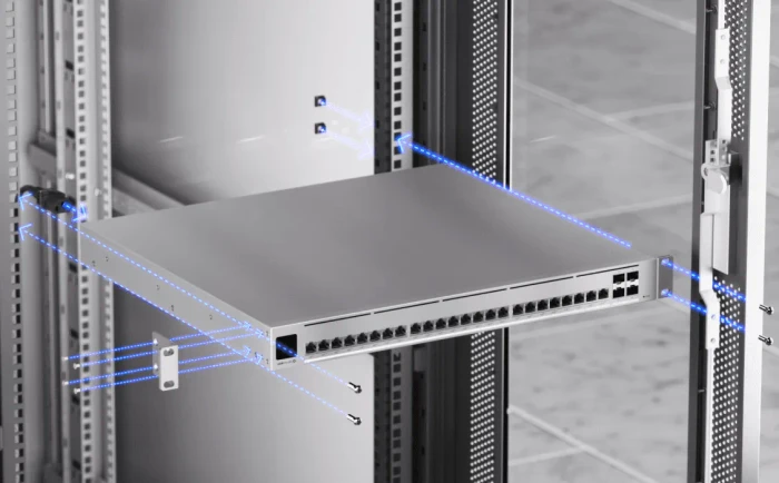 Ubiquiti UniFi Pro HD 24 PoE Rackmount 2.5G Smart Switch, 24x RJ-45, 4x SFP+, 600W PoE++