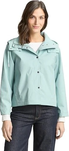 Tom Tailor Ultralight Short Parka aus wasserabweisendem Material Jacke blue haze (Damen)