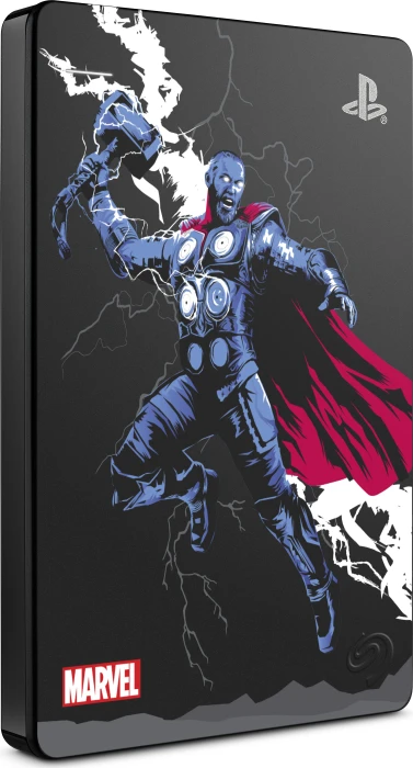 Seagate Game Drive for PlayStation - Marvel Avengers Limited Edition, 2TB, Thor, USB 3.0 Micro-B