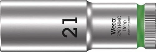 Wera 8790 HMC Deep Außensechskant Steckschlüssel 1/2", 21x83mm
