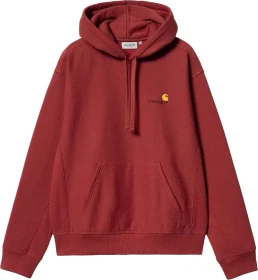 Carhartt Hooded American Script Sweatshirt Hoodie tuscany (Herren)