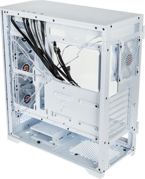 Raijintek Ponos Ultra White TG4, weiß, Glasfenster