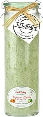 Candle Factory Big Jumbo Duftkerze papaya & limette, 1 Stück