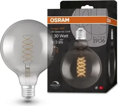 Osram Ledvance Filament LED Vintage 1906 Globe 125 7.8W/818 E27 DIM
