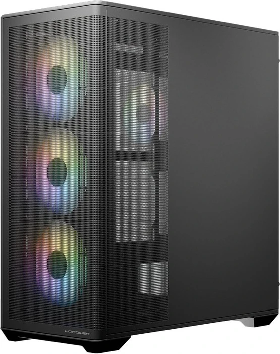 LC-Power Gaming 811B Meshwork_XL Dark, schwarz, Glasfenster