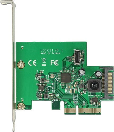 DeLOCK intern 20-Pin Key-A USB 3.1, PCIe 3.0 x4
