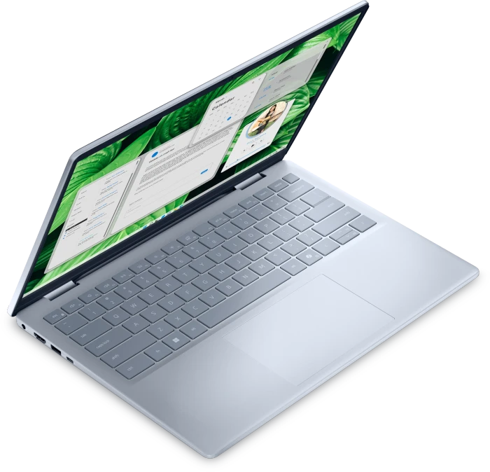 Dell Inspiron 14 5445, Ice Blue, Ryzen 5 8540U, 16GB RAM, 512GB SSD, DE
