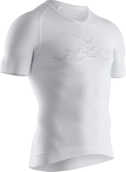 X-Bionic Energizer 4.0 V-Neck Kompressionsshirt kurzarm arctic white (Herren)