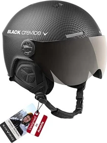 Black Crevice Gstaad Helm schwarz carbon