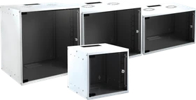 EFB Elektronik Basic Wandgehäuse 15HE, Sicherheitsglastür, IP2X, weiß, 600mm tief