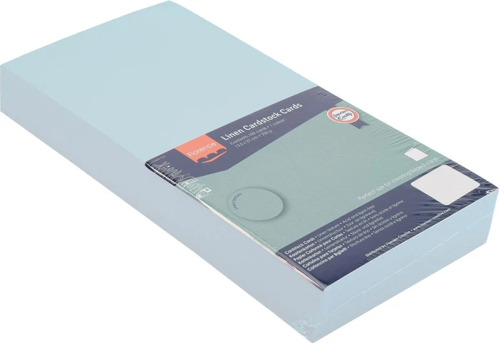 Vaessen Creative Leinenkarton 27x13,5cm Glacier, 100 Blatt