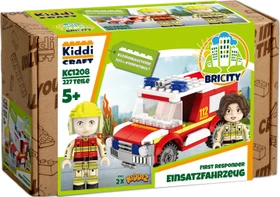 Kiddicraft Bricity Feuerwehr Einsatzwagen