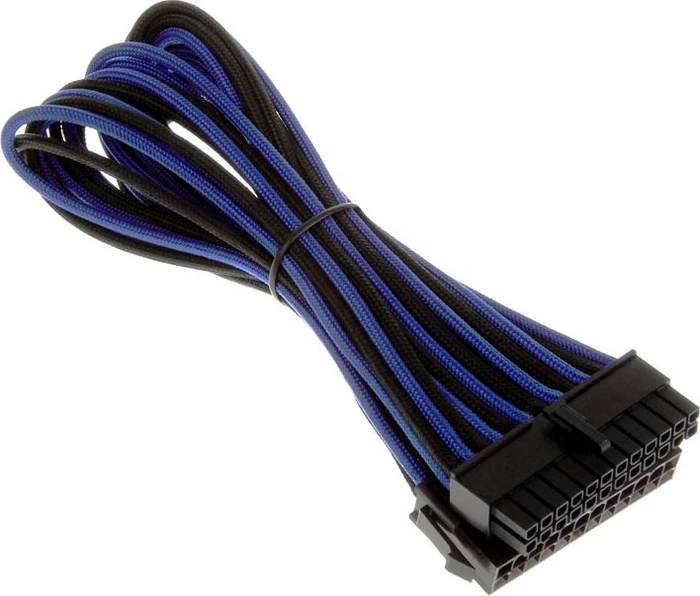 BitFenix Alchemy 24-Pin ATX Verlängerung 30cm, sleeved blau/schwarz