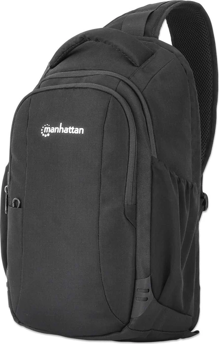 Manhattan Amsterdam 13.3" Laptop-Umhängetasche, schwarz