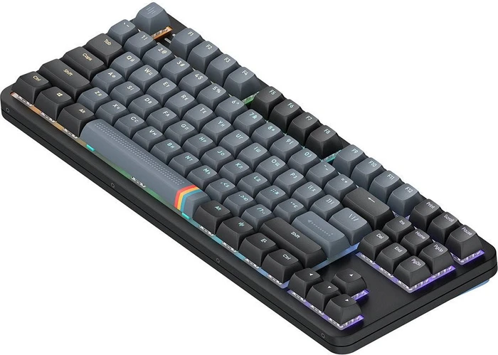 Dark Project ALU87A Midnight Gaming Keyboard, blau/schwarz, LEDs RGB, g3ms Zircon Speed, USB, UA/US