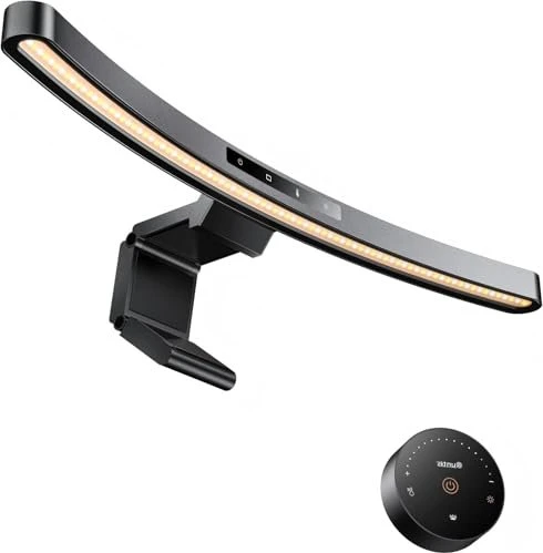 Quntis Curved Monitor LED Leuchte, 45cm, schwarz