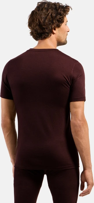 Odlo Natural Merino 200 Baselayer Funktionsshirt kurzarm fudge (Herren)