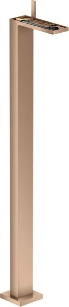 Hansgrohe Axor MyEdition Waschbeckenarmatur bodenstehend mit Push-Open Ablaufgarnitur ohne Platte polished red gold